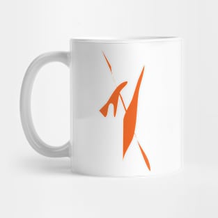 Orange rays Mug